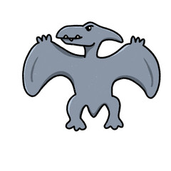 Fanny cartoon pteranodon © Kurozzart