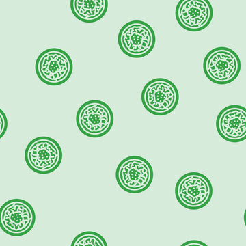 spaghetti bolognese italian cuisine glyph vector seamless pattern. spaghetti bolognese italian cuisine thin illustration