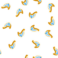 Obraz premium elf wing isometric seamless pattern. elf wing sign illustration