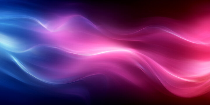 Abstract background with speed light effect. Blue pink purple wavy texture wallpaper. 3D rendering