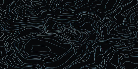 Fluid topographic contour lines texture on dark background with topography abstract geography elevation cartography background geometric structure backdrop monochrome cartographic detailed © MOHAMAD