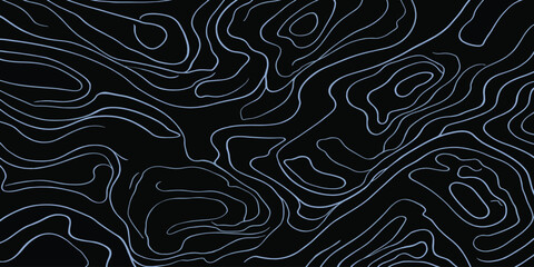 Topographic map lines pattern with flowing contour elevation curves topographic elevation cartography geography abstract geological navigation landscape background geometry scientific © MOHAMAD