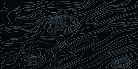 Complex topographical contour line mapping patterns on black with topography abstract geography background elevation navigation structure geometric backdrop geometry scientific technical © MOHAMAD