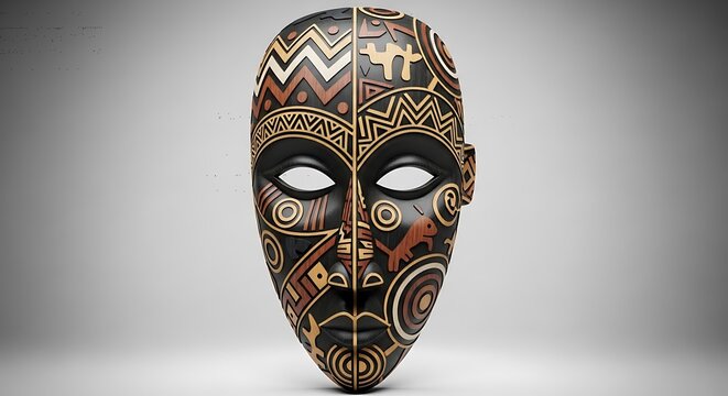 the mask from wood