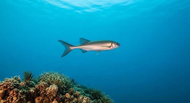 school of fish under water