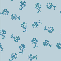 unicycle carnival vintage show line seamless pattern unicycle carnival vintage show thin line illustration © sevector