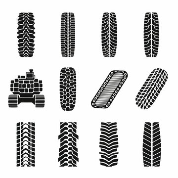Creative automotive track vectors on bright white background design