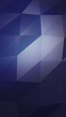 Obraz premium Dark blue low poly abstract background with faceted geometric shapes, offering a clean modern texture for digital design