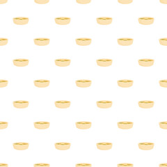Obraz premium Many small bowls of soup arranged in a seamless repeat pattern