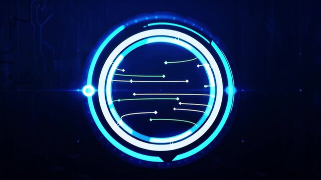 Advanced AI Governance Dashboard with Digital Security Visualization.