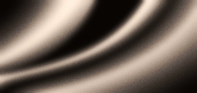 Luxurious champagne silk fabric texture, grainy gradient,elegant satin folds background, soft metallic drapery with smooth waves and sophisticated lighting