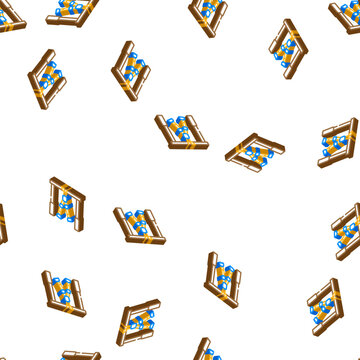 loops trx sport equipment isometric seamless pattern. loops trx sport equipment sign illustration