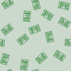 Fototapeta premium tax planning financial advisor line seamless pattern tax planning financial advisor thin line illustration
