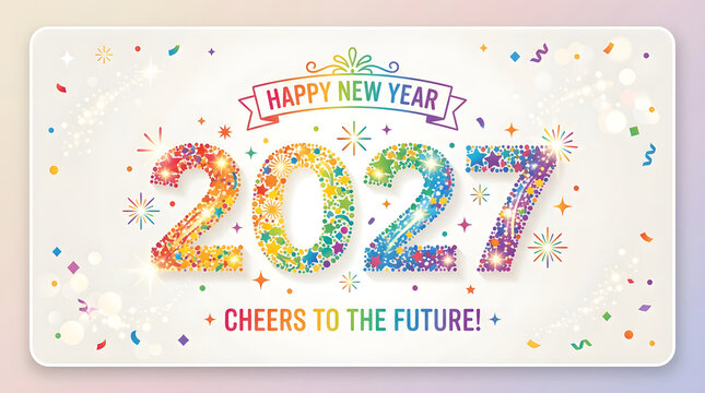 2027 colorful confetti celebration
