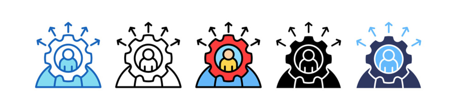 Outsourcing Management multiple icon