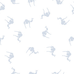 Fototapeta premium camel animal glyph vector seamless pattern. camel animal signthin illustration