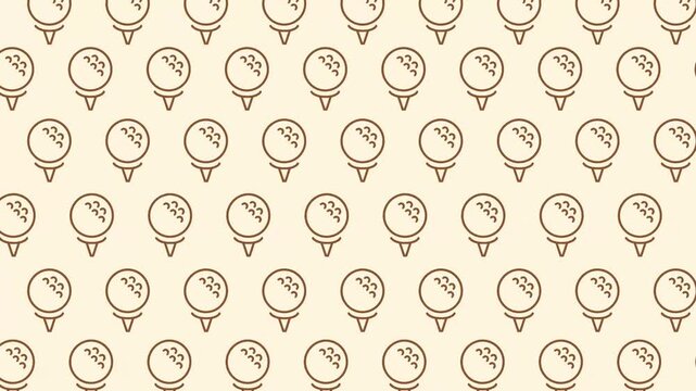 Abstract Seamless Pattern with Magnifying Glass Icons on a Light Background.