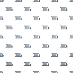 Obraz premium Seamless repeating pattern featuring a stylized classic architectural column base