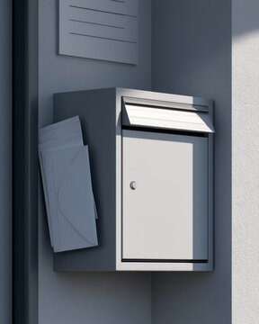 After-Hours Clinic Dropbox with Envelopes and Tamper Strip Detail