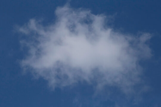 abstract white cloud against clear blue sky