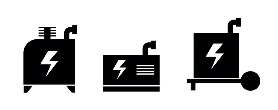generator icon on white background
