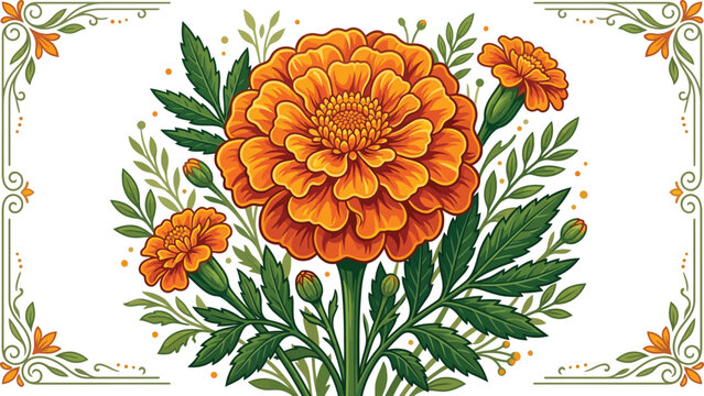 vector illustration of flowers