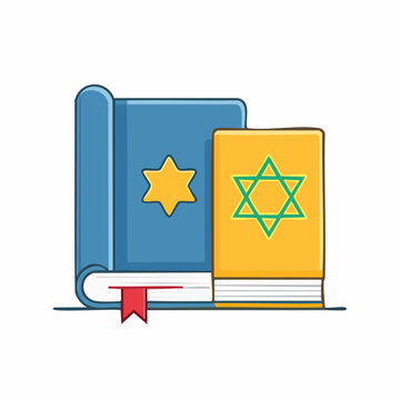 Torah and Star of David Books