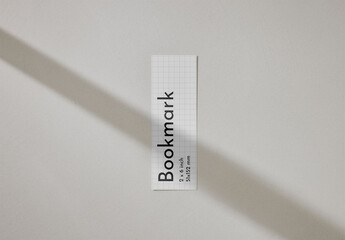 Mockup Of Customizable Bookmark