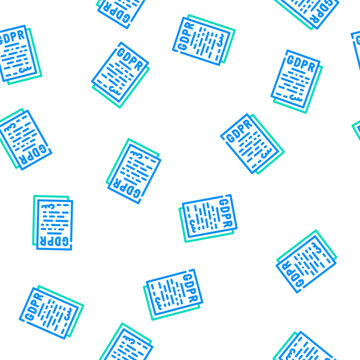 gdpr general data protection regulation in european union vector seamless pattern gdpr general data protection regulation in european union sign illustration