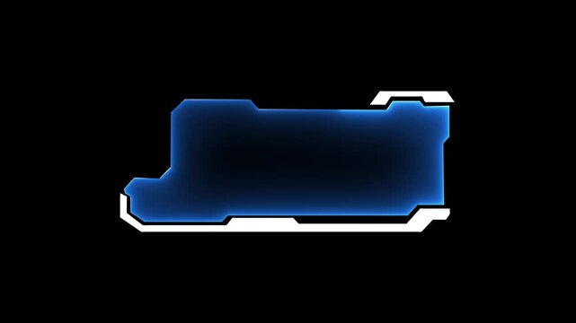 Blue digital interface hud frame highlights edge lines on screens. Website layouts apply a blue digital interface hud frame asset loop. Custom blue digital interface hud frame tools.