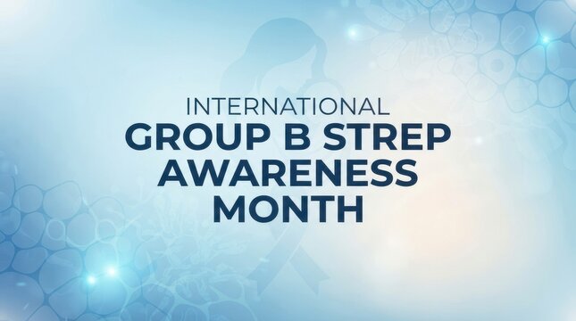 International group b strep awareness month banner