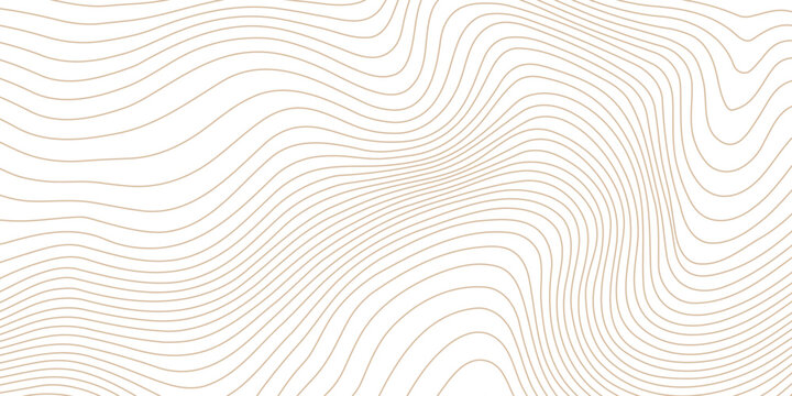 Abstract beige wave lines background. Vector illustration