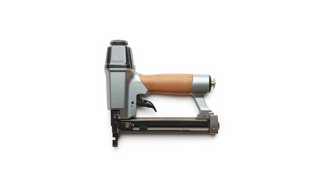 This is an image of a staple stapler on a white background
