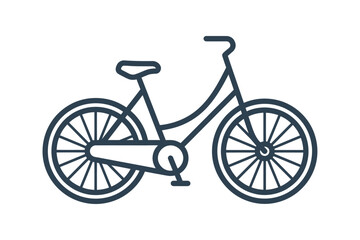 Fototapeta premium Bicycle Outline Icon