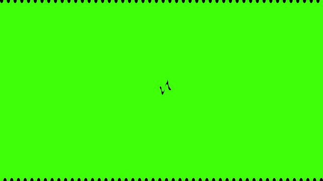 Serrated Radial Mask Transition Chroma Key Green Screen Overlay Pack 4k video