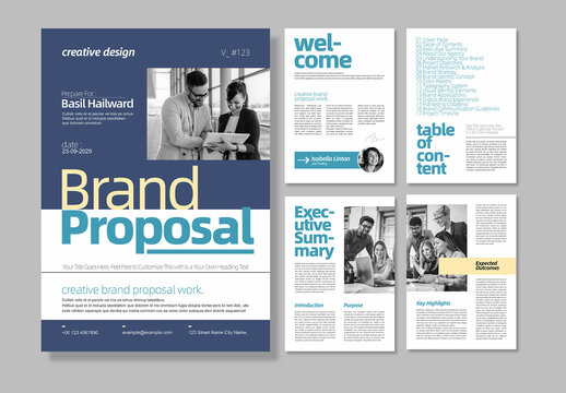 Brand Proposal Template Layout