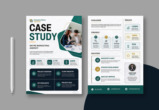 Case Study Design Template Layout