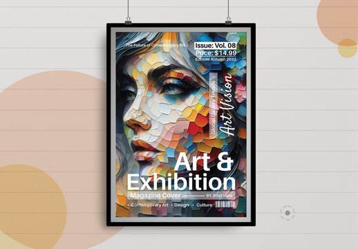 Modern Art And Exhibition Magazine Cover