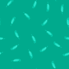 Fototapeta premium plant green wheat isometric seamless pattern. plant green wheat sign illustration