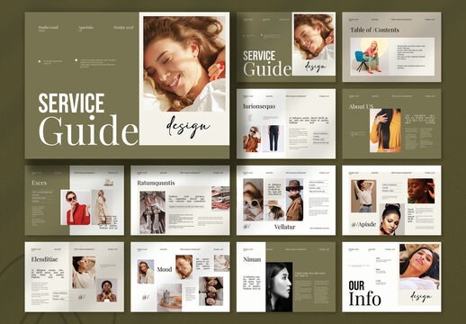 Service Guide Landscape Template