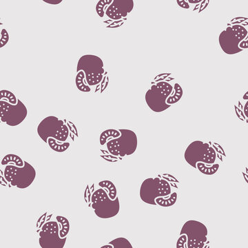 bunch tangerine glyph vector seamless pattern. bunch tangerine thin illustration