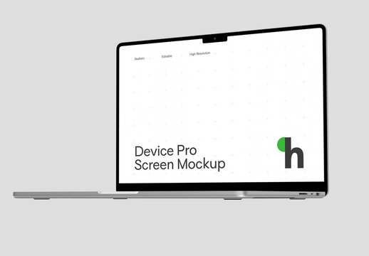 Laptop Device Screen Mockup