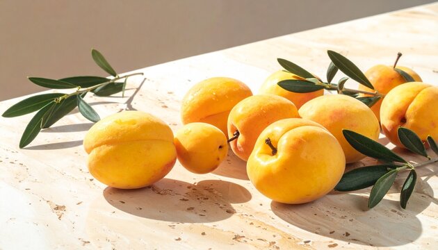 Freshly sliced oranges arranged on a white plate with mint leaves.