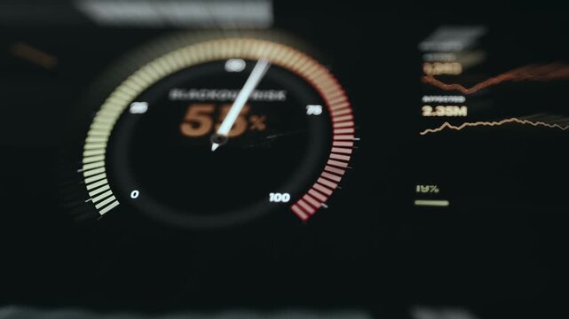 Display shows a 40 percent threat level for a blackout