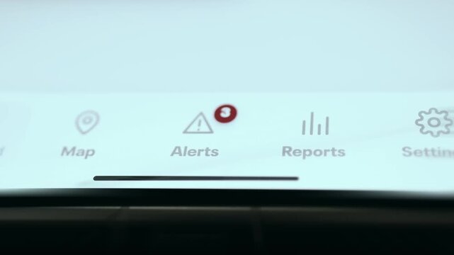 Notification alert icon with a red circle containing number of alerts