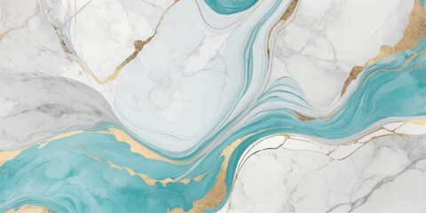 Abstract Blue Watercolor Background with Winter Frost Texture, Frozen Ice Patterns and Grunge Paper Art Design Inspired by Snow, Nature and Cold Sky Colors © Al Amin
