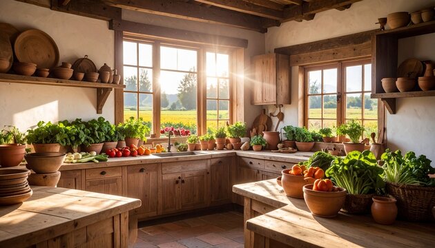 Elegant indoor garden dining room with natural lighting.