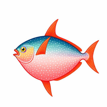Moonfish Fish Vector Illustration