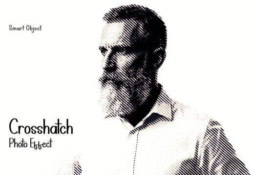 Crosshatch Photo Effect