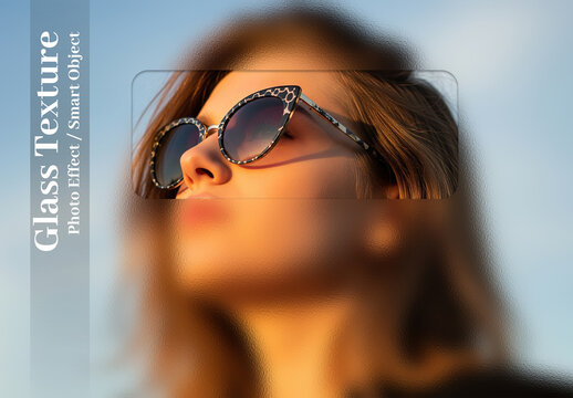 Glass Texture Photo Effect